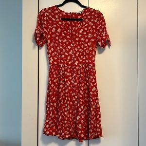 Madewell button detail dress